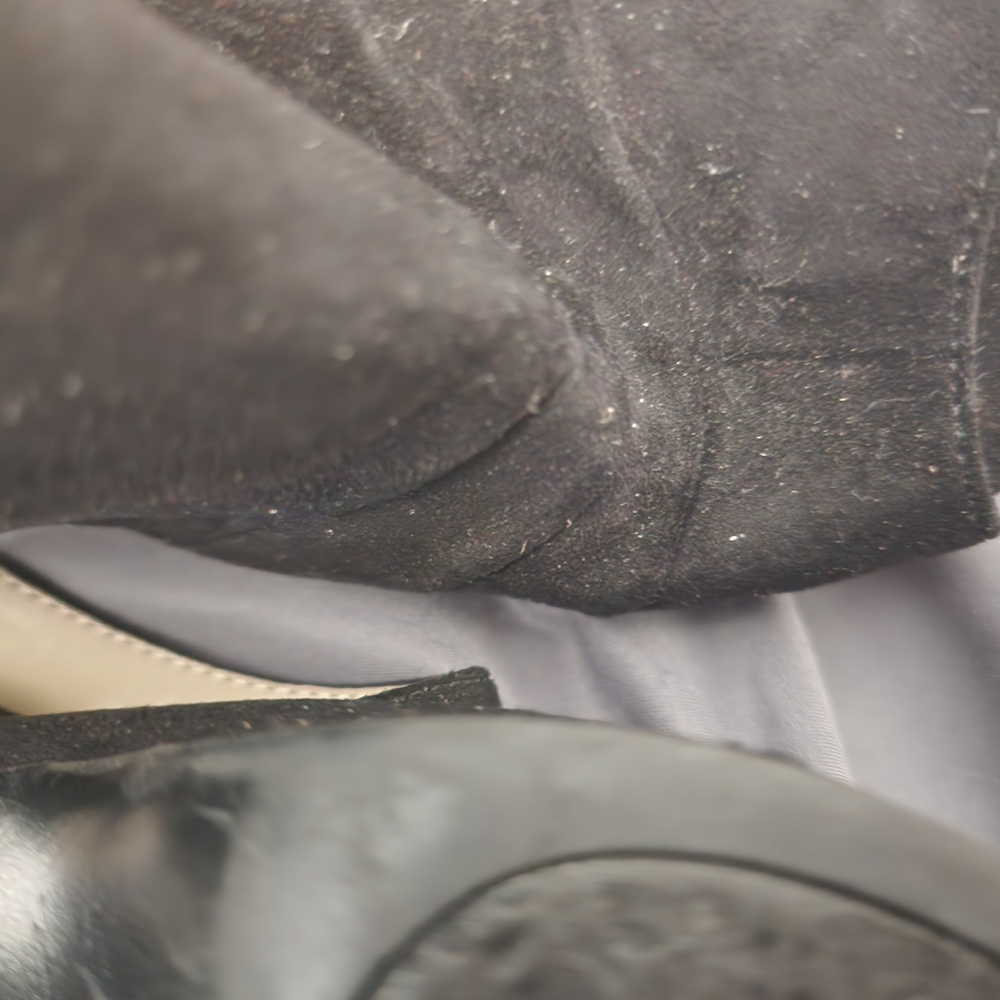 Black Suede and Leather Shoes Naturalizer